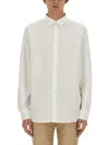 Aspesi Button-up Shirt With Button Cuffs In White