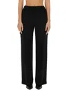 Aspesi Trousers With Multiple Pockets And Elastic Waistband In Black