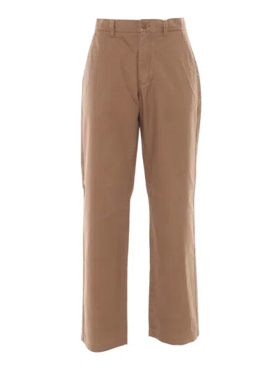 ASPESI RELAXED-FIT STRAIGHT LEG PANTS WITH CLASSIC BUTTON CLOSURE