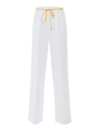 ASPESI RELAXED FIT STRAIGHT-LEG TROUSERS WITH DRAWSTRING