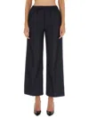 Aspesi Tailored High-waist Pants With Wide Legs