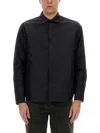 Aspesi Re-shirt Nylon Shirt Jacket In Black