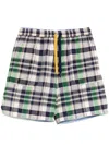 Aspesi Reversible Bermuda Shorts In 蓝色