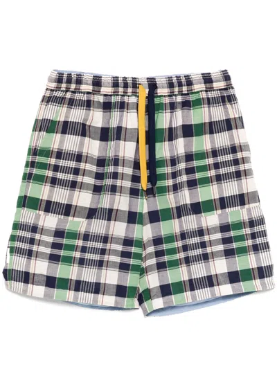 Aspesi Reversible Bermuda Shorts In 蓝色