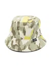 Aspesi Reversible Camouflage-print Bucket Hat In 绿色