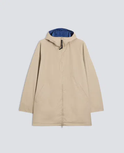 Aspesi Reversible Cotton Twill Jacket In Brown