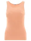 Aspesi Canotta In Cotone A Coste Tops Pink