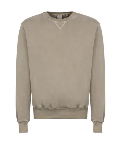 Aspesi Ribbed Crew Neck Sports Sweatshirt