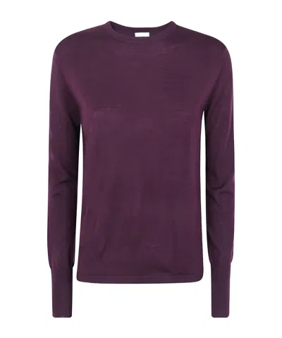 Aspesi Ribbed Crew-neck Knit Top In Multi