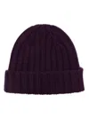 Aspesi Beanie Hat In Purple