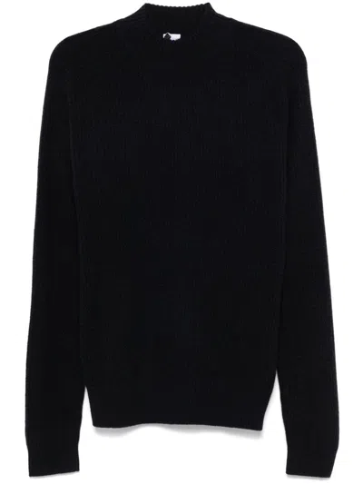 Aspesi Ribbed-knit Sweater In Blue