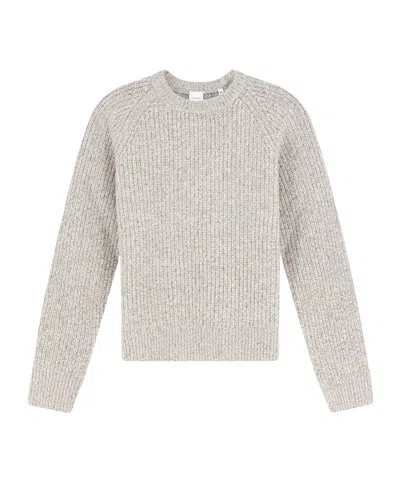 Aspesi Ribbed Raglan-sleeve Sweater In Gray