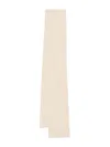 Aspesi Ribbed Scarf In Neutral