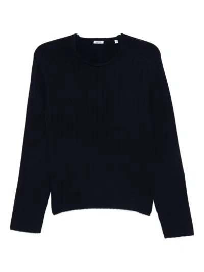 Aspesi Ribbed Sweater In Black