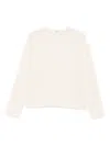 Aspesi Ribbed Sweater In White