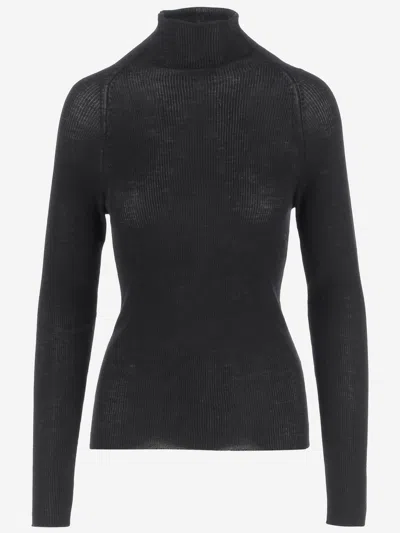 ASPESI ASPESI RIBBED WOOL SWEATER