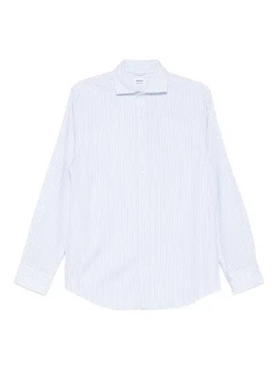 Aspesi Riga Cielo Cotton Shirt In Blue