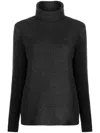 Aspesi Roll-neck Wool Jumper In Grau