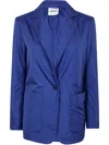 Aspesi Roti Blazer Jacket In Bright Blue