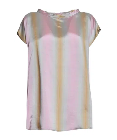 Aspesi Round-neck Blouse In Pink