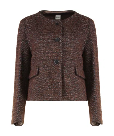 Aspesi Round-neck Jacket In Multi