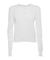 Aspesi Knitted White Cardigan In White