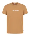 Aspesi Round-neck Short-sleeved T-shirt In Brown