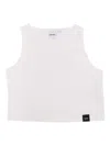 Aspesi Round-neck Sleeveless Top In White