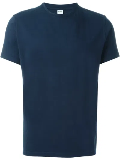 Aspesi Round Neck T-shirt In Blue
