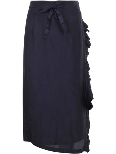 ASPESI RUFFLE DETAILING SKIRT