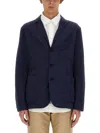 Aspesi Blazer Samuraki In Lino - Blu