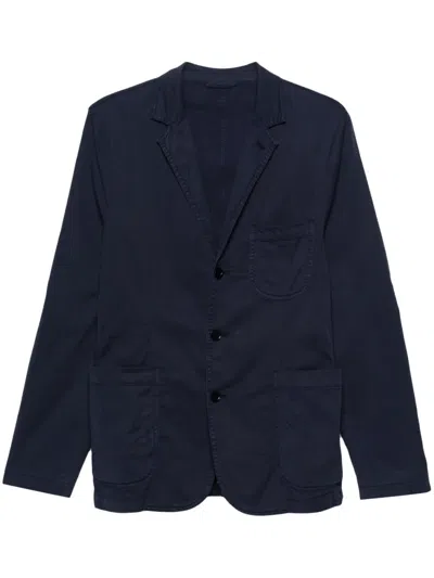 Aspesi Samuraki Single-breasted Blazer In Blue