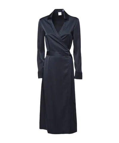 Aspesi V-neck Long Sleeve Dress