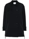 Aspesi Scarlett Trench Coat In Dark Blue