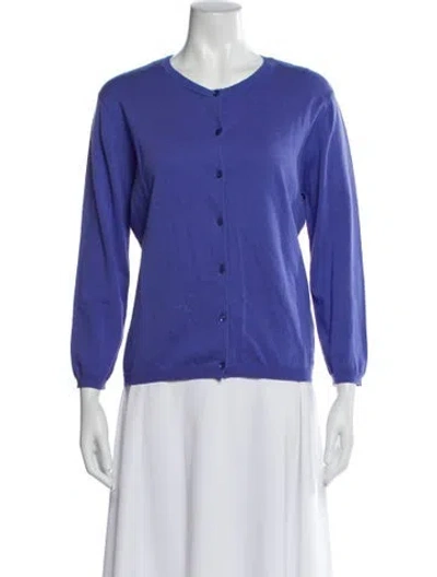 Pre-owned Aspesi Scoop Neck Sweater In Purple