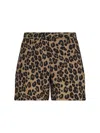Aspesi Bermuda In Popeline Con Stampa Leopardo - Maculato