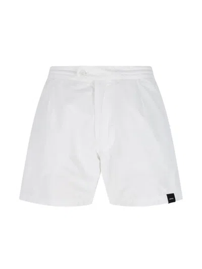 Aspesi Caprese Beachwear In White Polyester