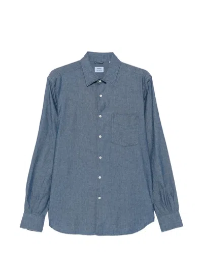 Aspesi Sedici Long-sleeve Shirt In Blue