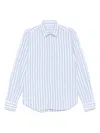 Aspesi Striped Shirt In Blue