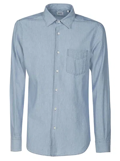 Aspesi Sedici Shirt In Denim Chiaro Light Denim