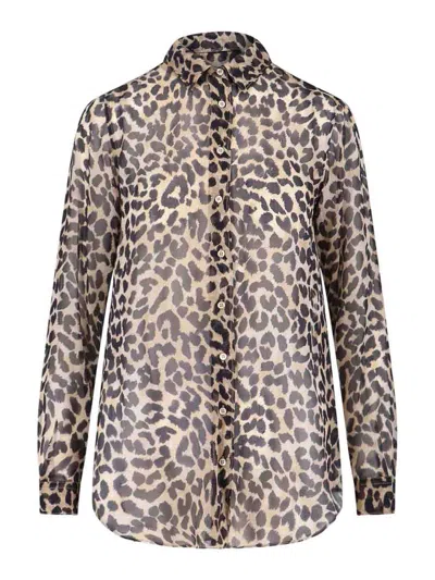 ASPESI CAMISA - MARRÓN