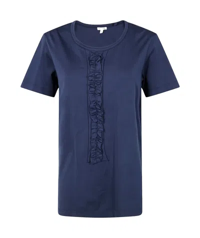 ASPESI RUFFLE-DETAIL T-SHIRT