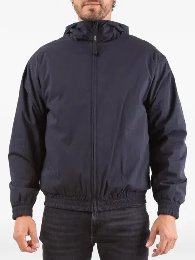 Aspesi Sharpie Hooded Jacket In Blue