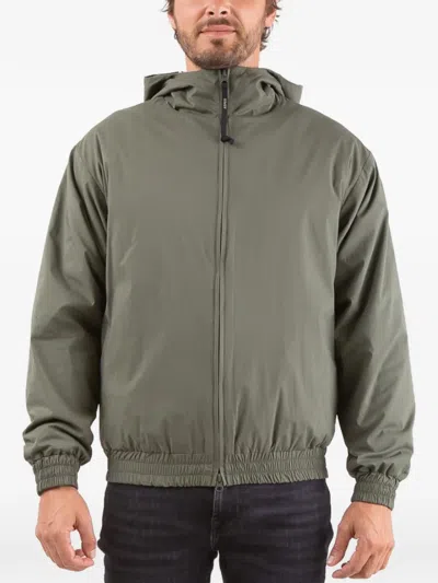 Aspesi Sharpie Hooded Jacket In Animal Print