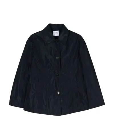 Aspesi Sherley Taffeta Jacket In Black