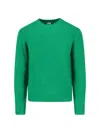 Aspesi Shetland Wool Sweater In Green