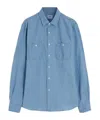 Aspesi Camicia New C Slim In Blue