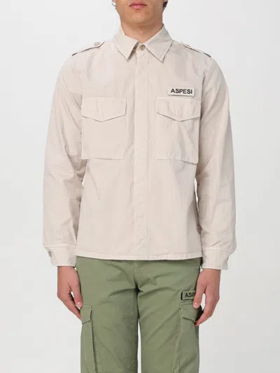 ASPESI SHIRT ASPESI MEN COLOR BEIGE,f39798022