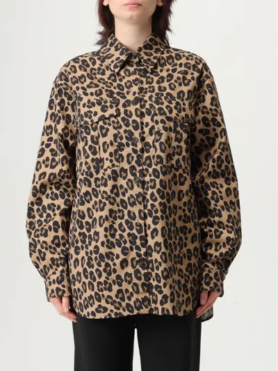 ASPESI SHIRT ASPESI WOMAN COLOR BEIGE,G98491022