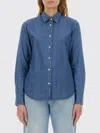 Aspesi Denim Shirt In Blue